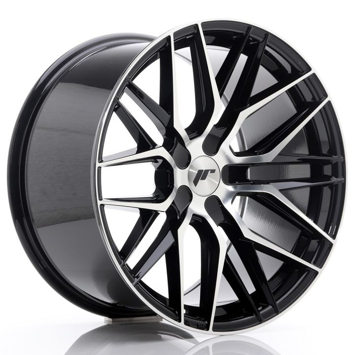 Japan Racing Wheels - JR-28 Glossy Black Machined (19x10.5 Zoll)