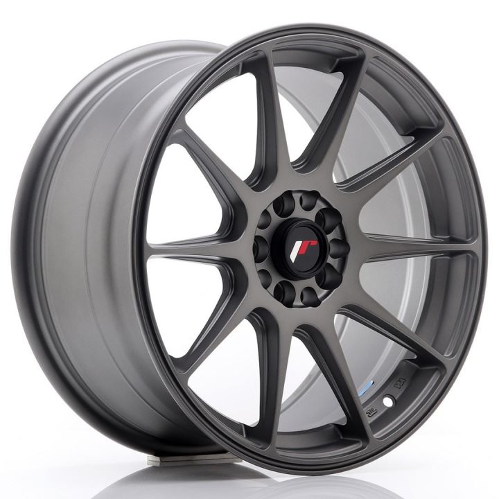 Japan Racing Wheels - JR-11 Matt Gun Metal (17x8.25 Zoll)