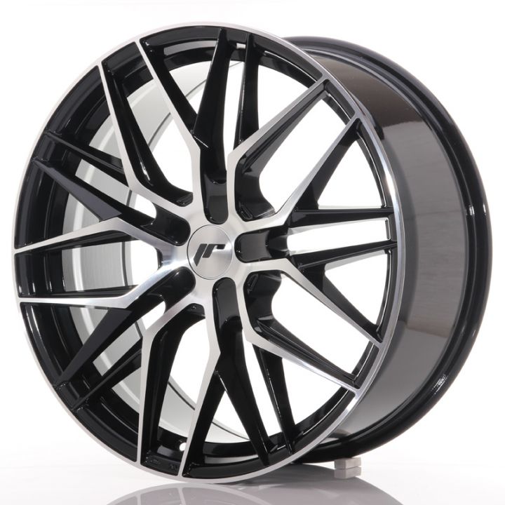 Japan Racing Wheels - JR-28 Glossy Black Machined (21x9 inch)