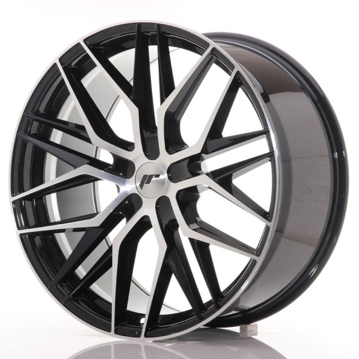 Japan Racing Wheels - JR-28 Glossy Black Machined (22x9 Zoll)