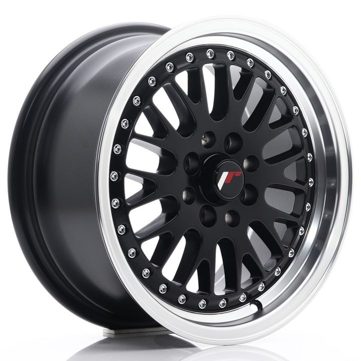 Japan Racing Wheels - JR-10 Matt Black Machined (15x7 Zoll)