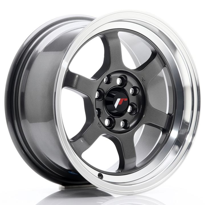 Japan Racing Wheels - JR-12 Gun Metal Polished Lip (15x7.5 Zoll)