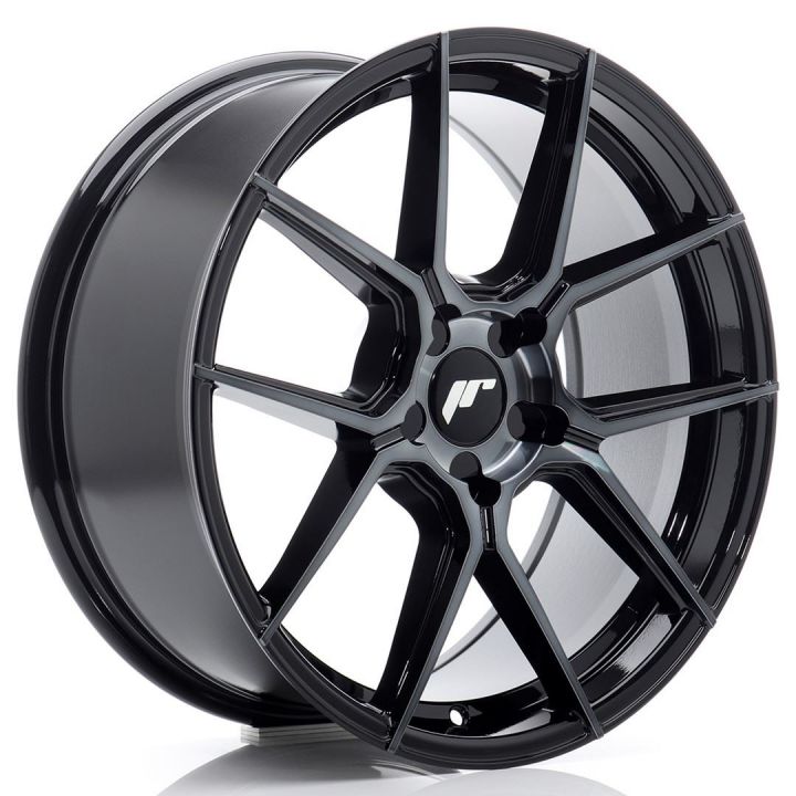 Japan Racing Wheels - JR-30 Black Machined (18x8 Zoll)