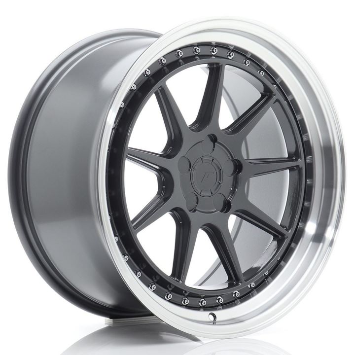 Japan Racing Wheels - JR-47 Hyper Gray Machined (19x9.5 Zoll)