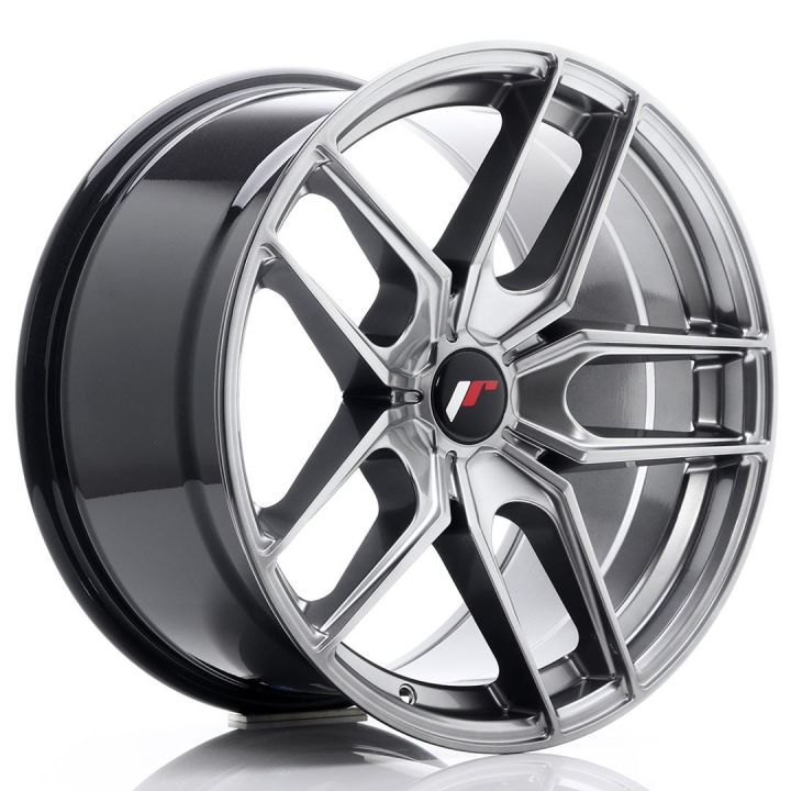 Japan Racing Wheels - JR-25 Hyper Black (18x9.5 Zoll)