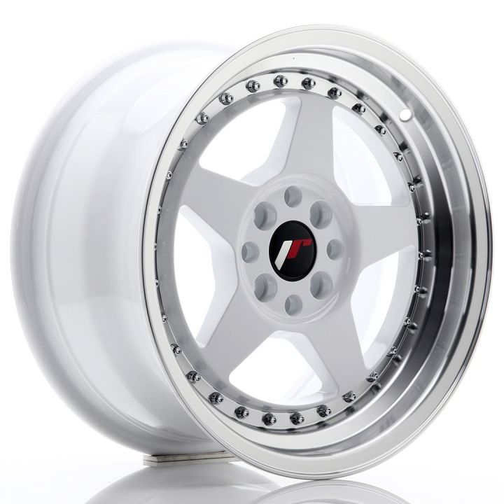 Japan Racing Wheels - JR-6 White Machined (17x9 Zoll)