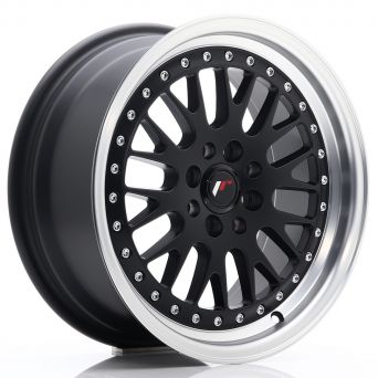 Japan Racing Wheels - JR-10 Matt Black Machined (16x7 Zoll)